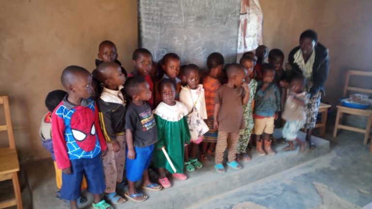 Kindergarten-Programm in Ruanda